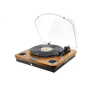 Akai Vintage Bluetooth Turntable With FM Radio SD USB