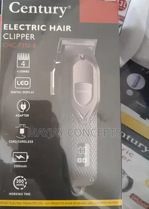 Century Professional Rechargeable Clipper-300m Working Time