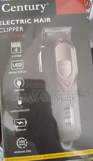 Century Professional Rechargeable Clipper-300m Working Time