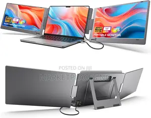 Kyy 14" Triple Monitor: Portable Usb-C HDR Ips Laptop Screen