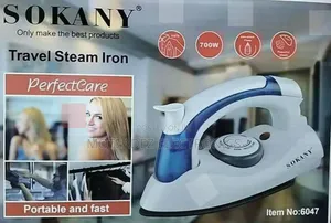 Sokany 750w Electric Foldable Travel Steam Pressing Iron