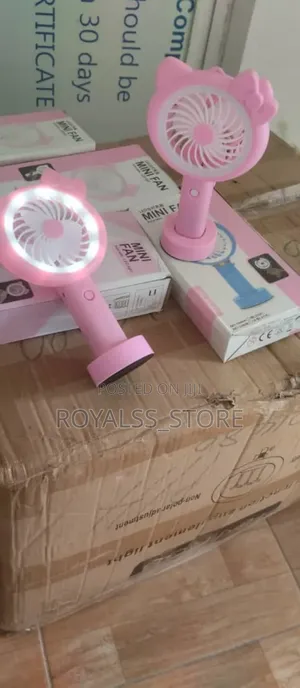 Rechargeable Mini Hand Fan With Stand
