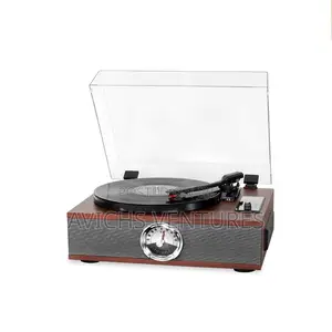 Victrola 5-in-1 Wood Bluetooth Record Turntable,CD and Radio