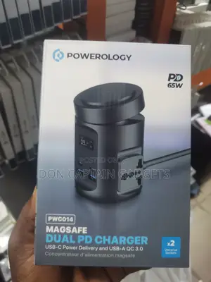 Powerology 65W Magsafe Dual PD Charger
