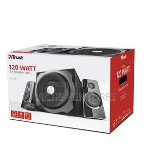 Trust Tytan 2.1 Pc Speakers With Subwoofer, 120w