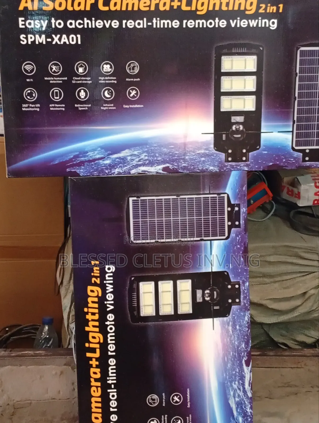 Ai Solar Camera+Lighting 2 in 1 450w