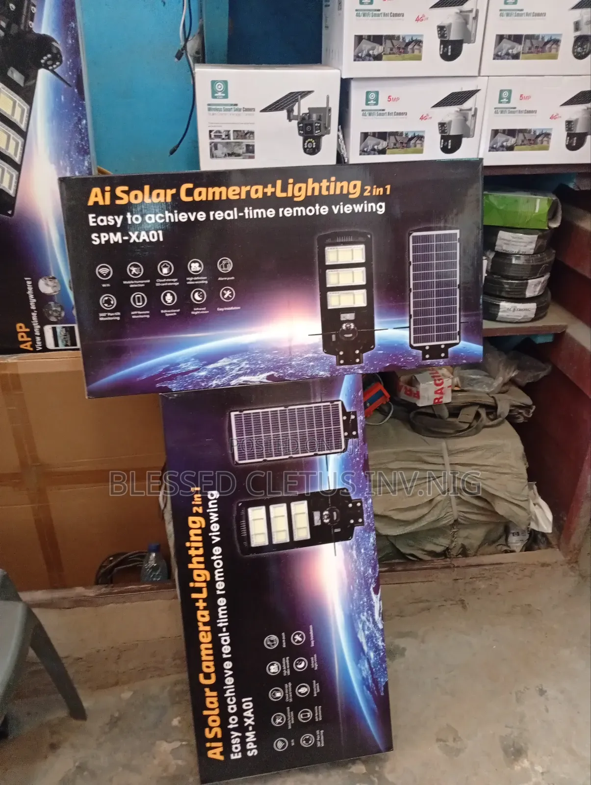 Ai Solar Camera+Lighting 2 in 1 450w