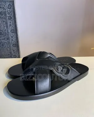 Original Gucci Leather Slippers Available in Store