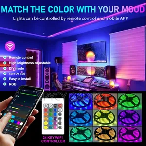 Flexible LED Strip Light RGB With Remote