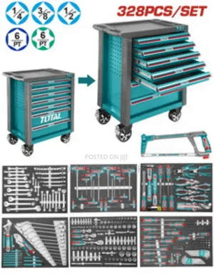 Total Heavy Duty Tools Box Complete Set
