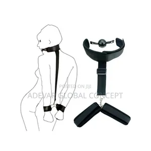 Bondage BDSM Restraints Adult Sex Mouth Gag and Handcuff