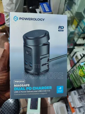 Powerology PWC014 Magsafe Dual PD 65w Charger