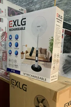 18” Rechargeable Standing Fan