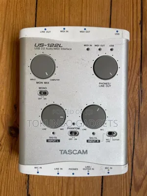 Tascam US-122L USB 2.0 Audio/Midi Interface.Studio Recording
