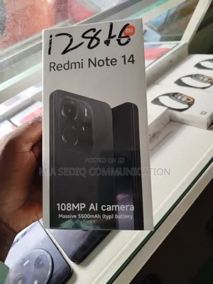 New Xiaomi Redmi Note 14 4G 128 GB Black