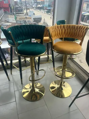 Golden Long Bar Stool