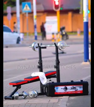 Personal Weight Bench With 50kg Weight Set