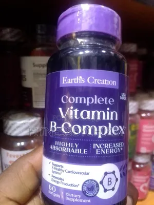 Earth's Creation B Complex Complete Vitamin X 60 Softgels