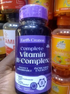Earth's Creation B Complex Complete Vitamin X 60 Softgels