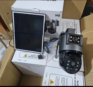 4G Ubox Solar Powered Double Lens
