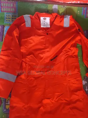 Dickies Orange 100% Fire Protective Coverall