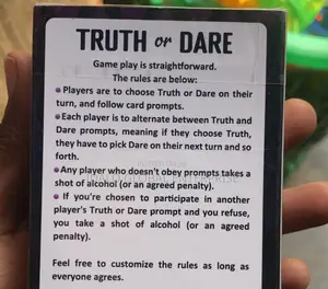 Card Games - (Truth or Dare, Shot Game and Adult Charade)