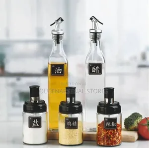 5in1 Oil Bottle With Spice Jar