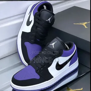 JORDAN 1 LOW “Court Purple” SNEAKERS
