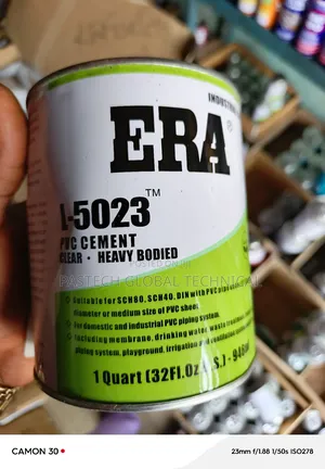 Era Clear UPVC / PVC 5023 Pipe Cement Plastic Piping System