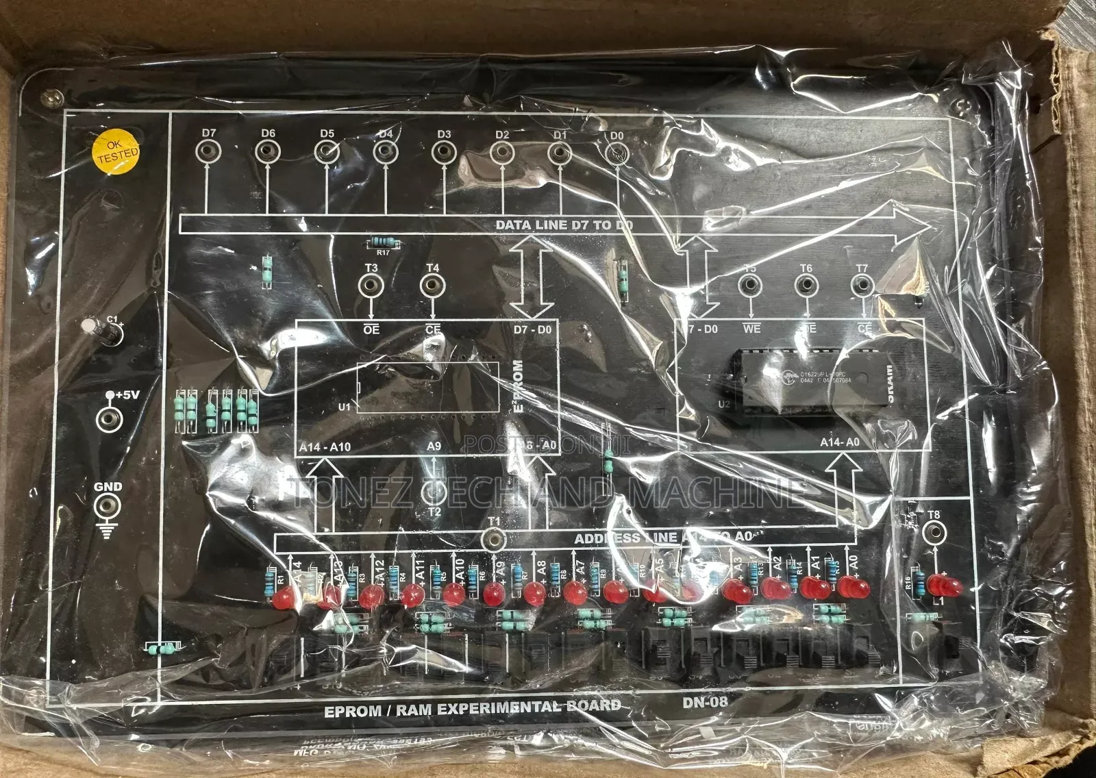 EPROM AND RAM Experimental Board Trainer