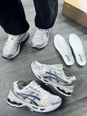 Black and White ASICS Gel Kayano 14 Sneakers