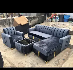 L Shaped Fabric Sofa