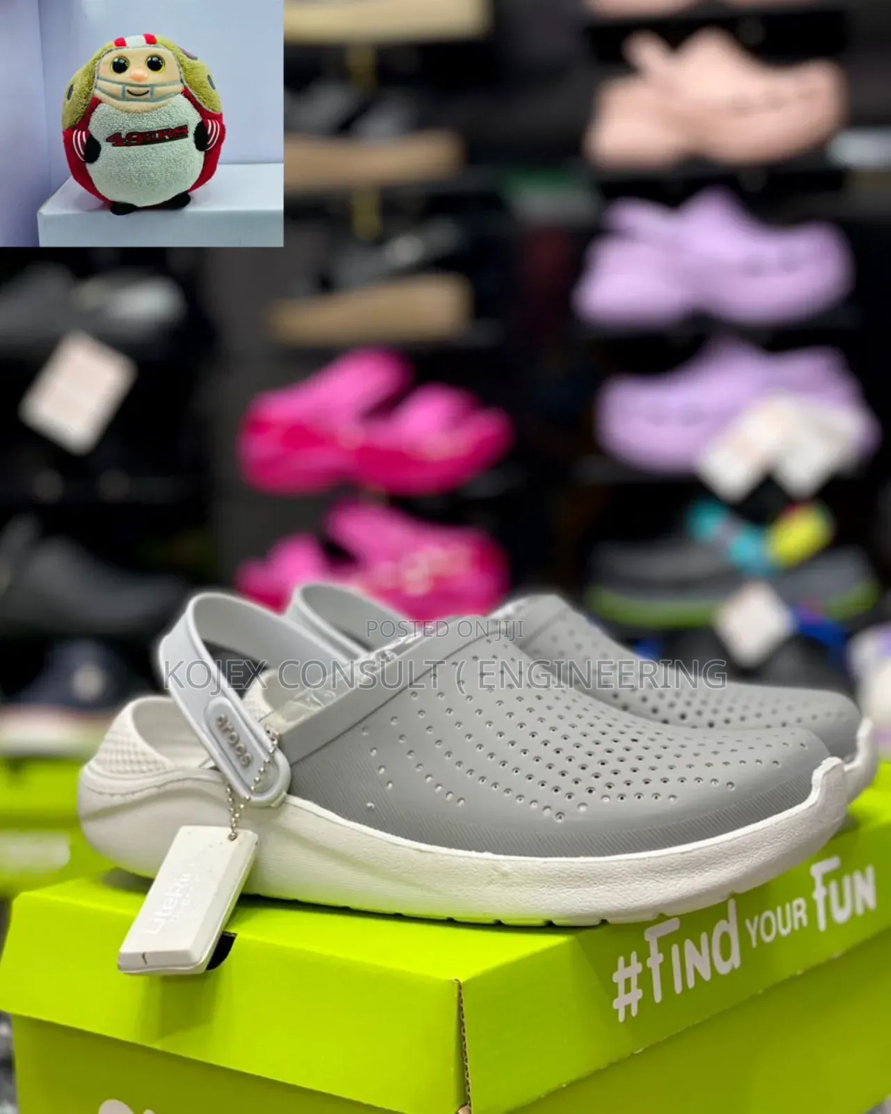 Rubber Linteride Comfy Crocs