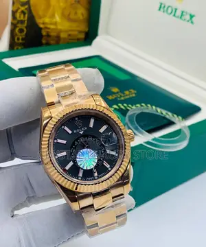 Rolex Quality Luxury Men Chain Strap Wristwatch