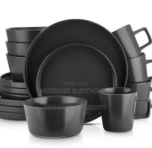 16 PCS High Quality Stoneware Matte Ceramic Dinner Set