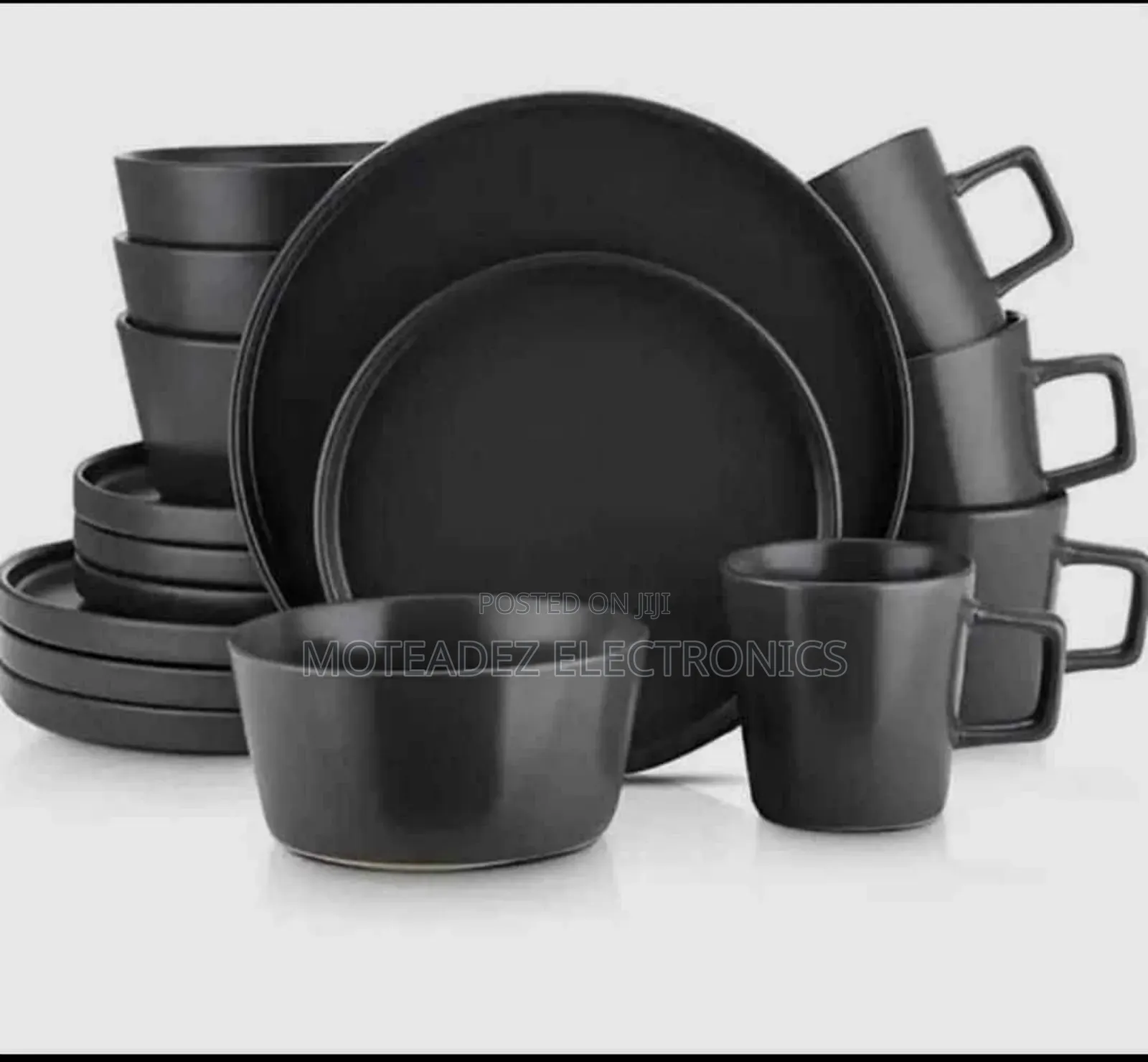 16 PCS High Quality Stoneware Matte Ceramic Dinner Set