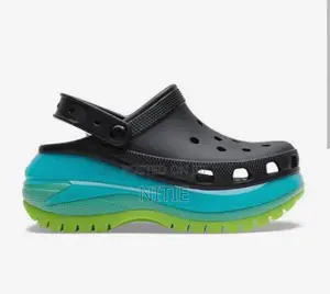 Quality Black And Green Megacrush Crocs