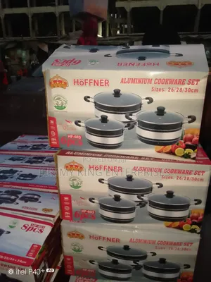 Hoffner 3pcs Non Stick Aluminium Pots-