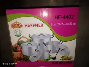 Hoffner 4pcs Aluminium Cooking Pots