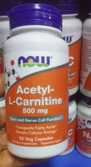 Now Acetyl L- Carnitine 500mg by 50 Capsules