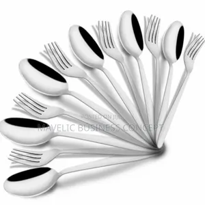 Sliver Eating Spoon And Fork