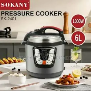 Sokany 6L Multifunctional 1000w Electric Pressure Cooker