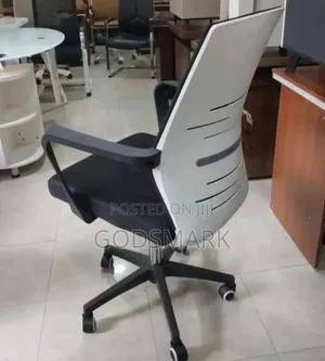 Black and White Office Chair Swivel.