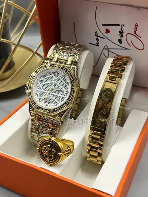 Anne Klein High Quality Men Chain Wristwatch