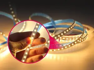 Warm White SMD LED Strip Light 24v/8mm 120 Leds Lights