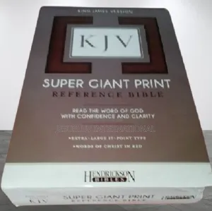KJV Super Giant Print Reference Bible,Flexisoft Red Letter