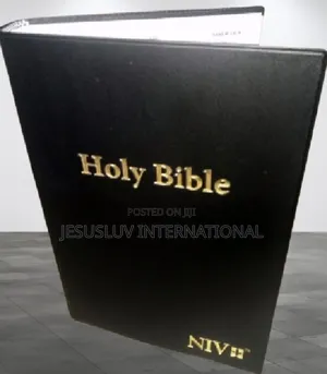 Holy Bible (NIV)-words of Christ in Red (Leather) by Biblica