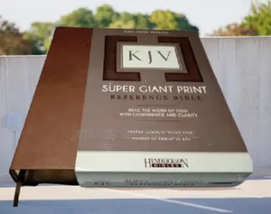 Holy Bible (KJV) Super Giant Print Reference Bible, Leather