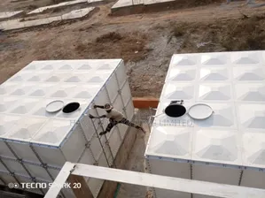 GRP, FRP Fibreglass Sectional Bolted Water Tank Solution