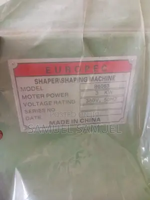 Metal Shaping Machine Model(B6063)